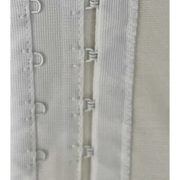 Carnival Lace Bustier Corset Boning Bridal Lingerie Size 34D white Wedding VTG - Picture 14 of 14